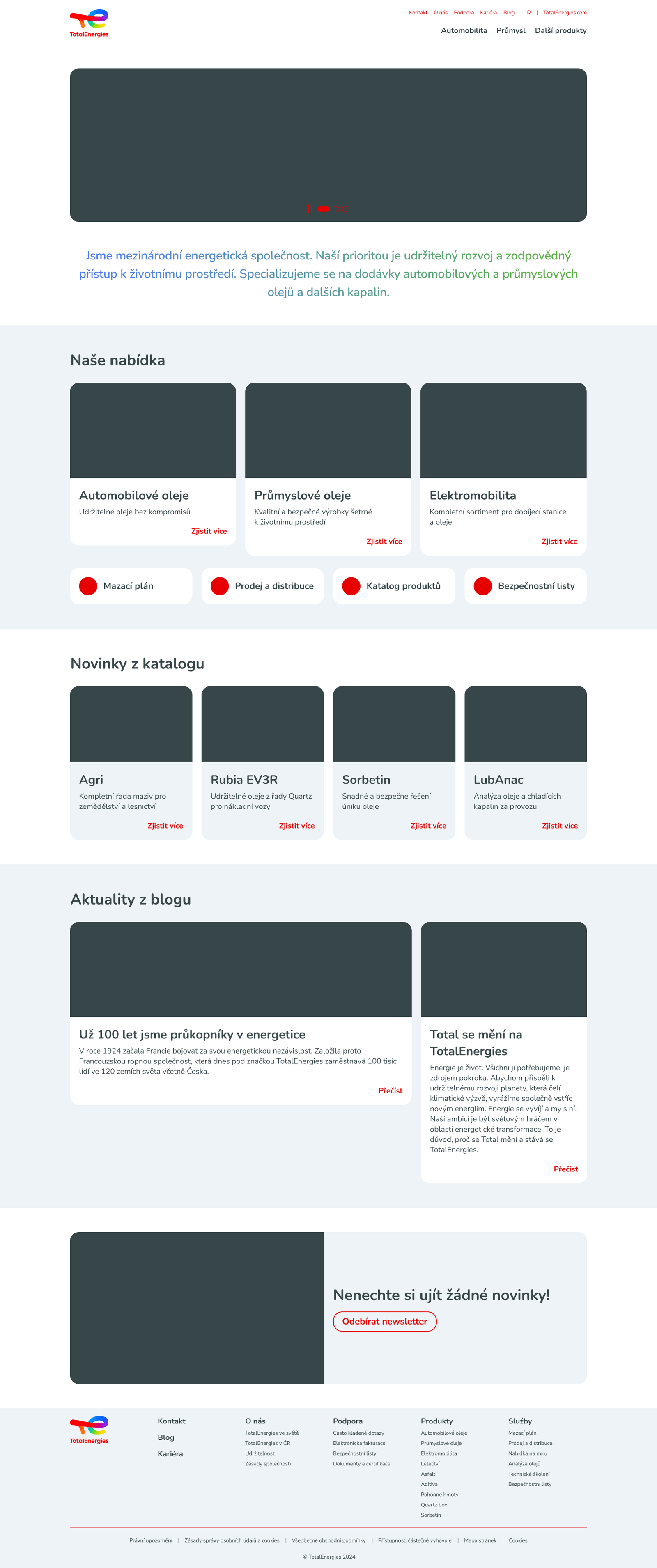 The final wireframe of the redesigned homepage